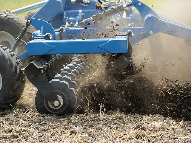 The Mach Till can work at 8â€“12 mph in a variety of soil conditions, Image by Jim Patrico